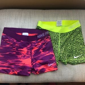 Nike pro shorts